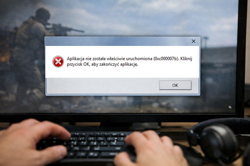 Aplikacja nie została właściwie uruchomiona 0xc00007b