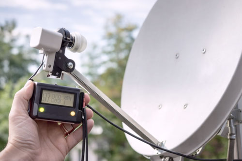 Ustawienie anteny satelitarnej